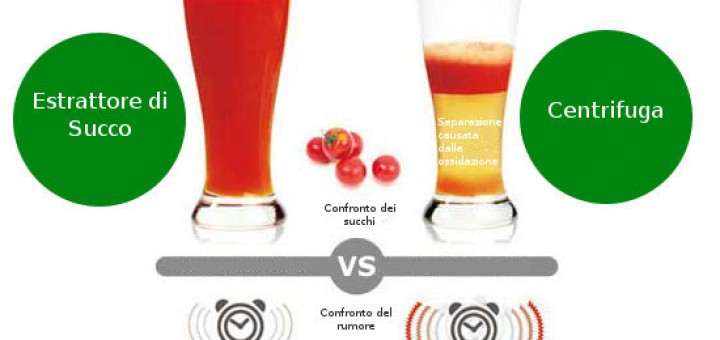 centrifuga estrattore differenze